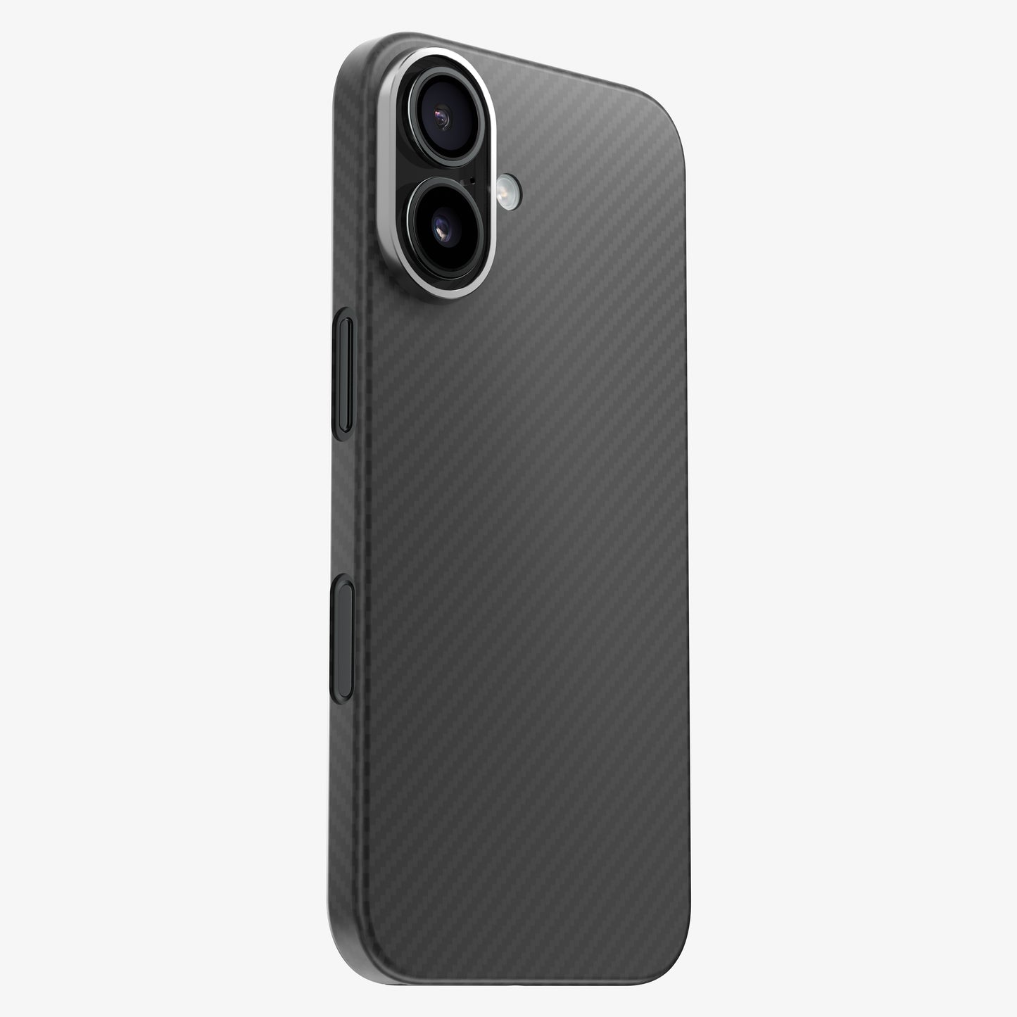 Coque iPhone 16 / Plus / Pro / Max fibre de carbone