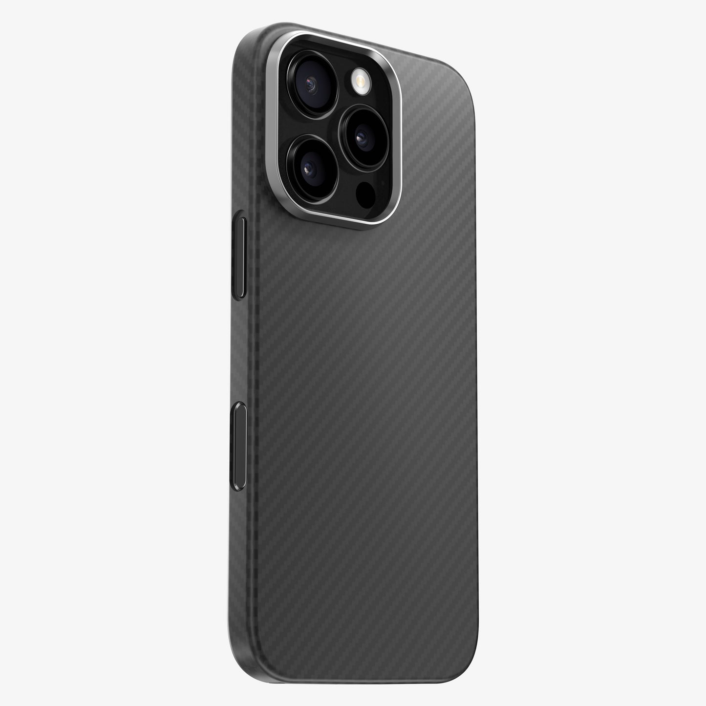 Coque iPhone 16 / Plus / Pro / Max fibre de carbone