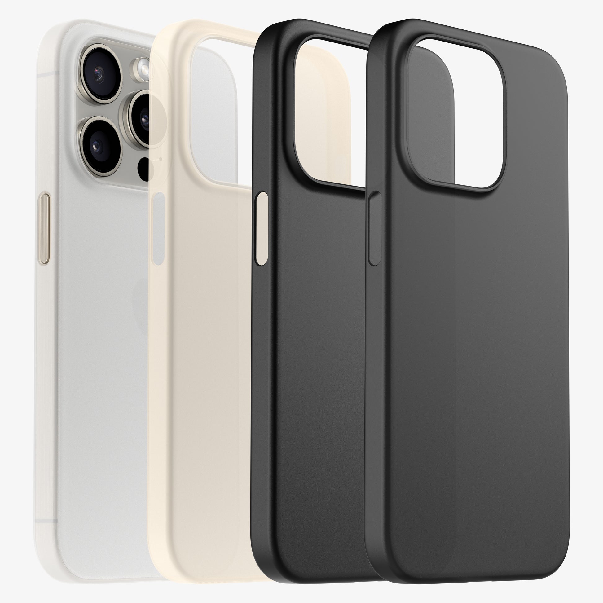 Coque iPhone 15, 15 Pro, 15 Pro Max, 15 Plus - la plus fine du monde avec 0.33mm d'épaisseur