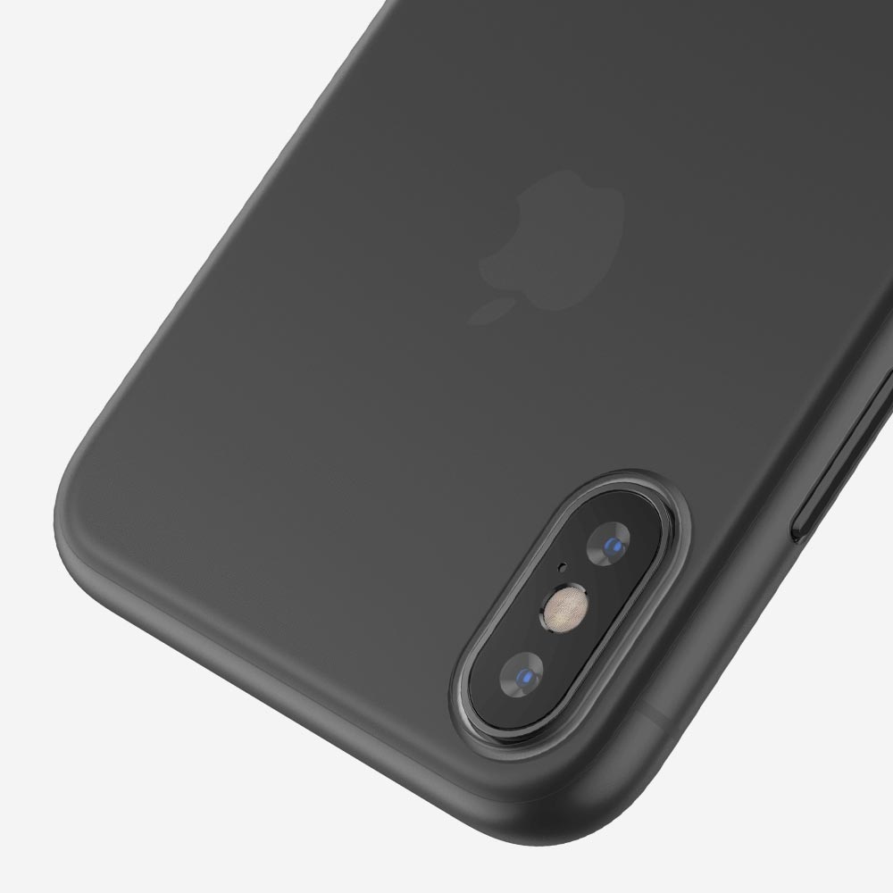 Coque ORIGINAL pour iPhone X, XS et XS Max - La plus fine du monde 0.33mm avec protection de la caméra
