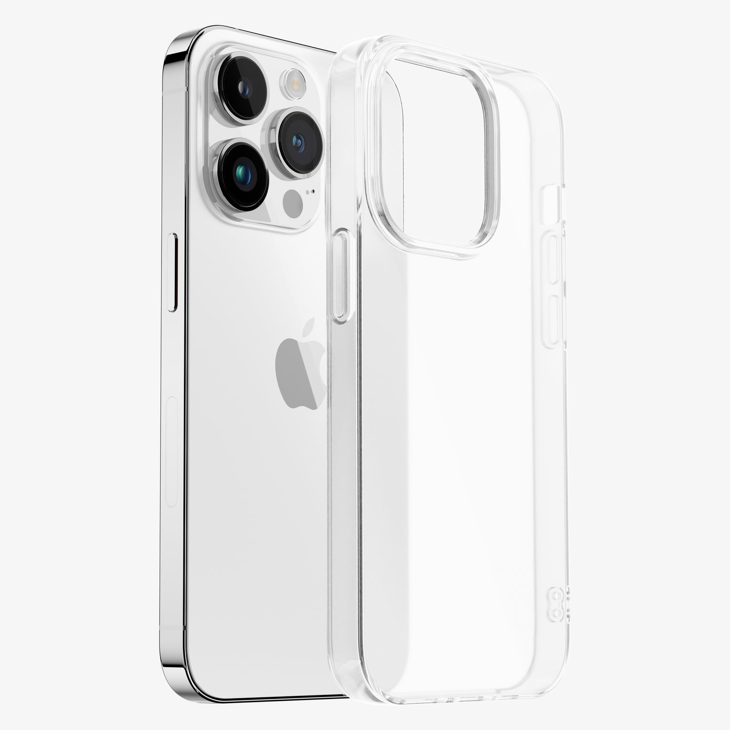 Coque silicone souple iPhone 14 avec protection de la caméra