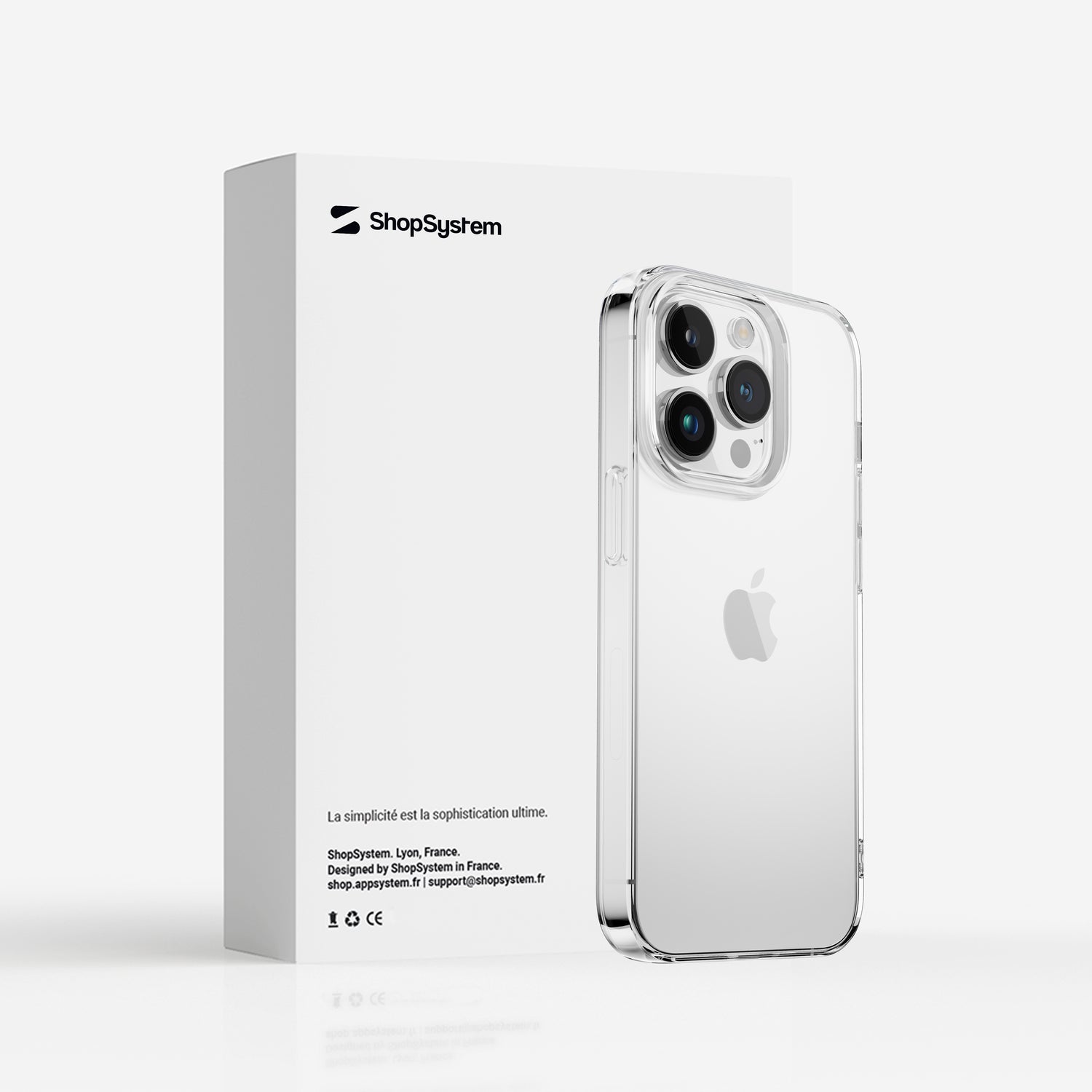 Coque iPhone 15 transparente en silicone souple