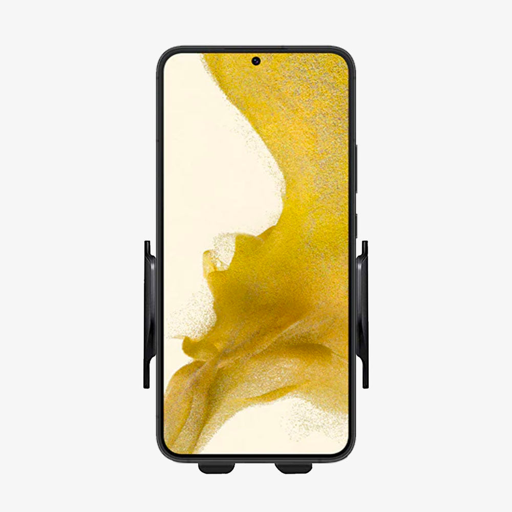 Support et chargeur iPhone à induction pour voiture avec ouverture et fermeture automatique des grilles