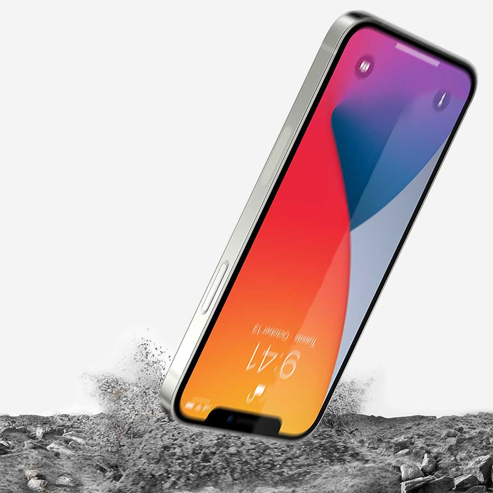 Verre trempé iPhone 12 - protection d'écran 3D intégrale ultra-résistante