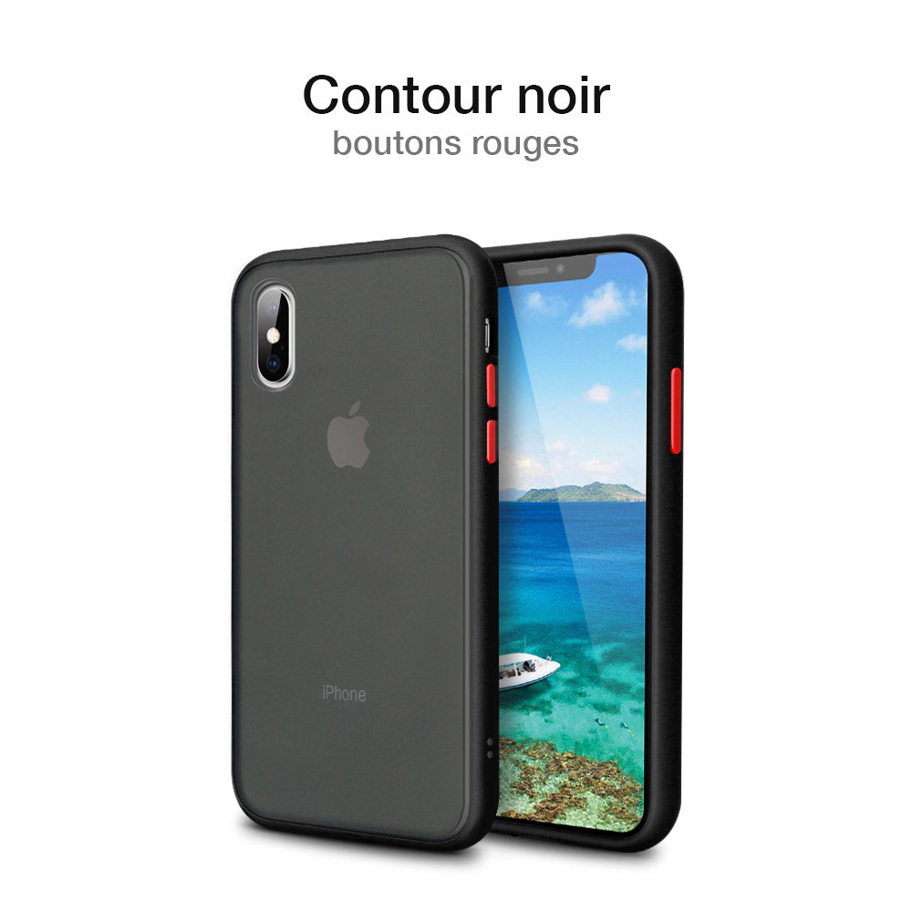 Coque MODULO pour iPhone X, XS et XS Max avec boutons interchangeables et protection optimale