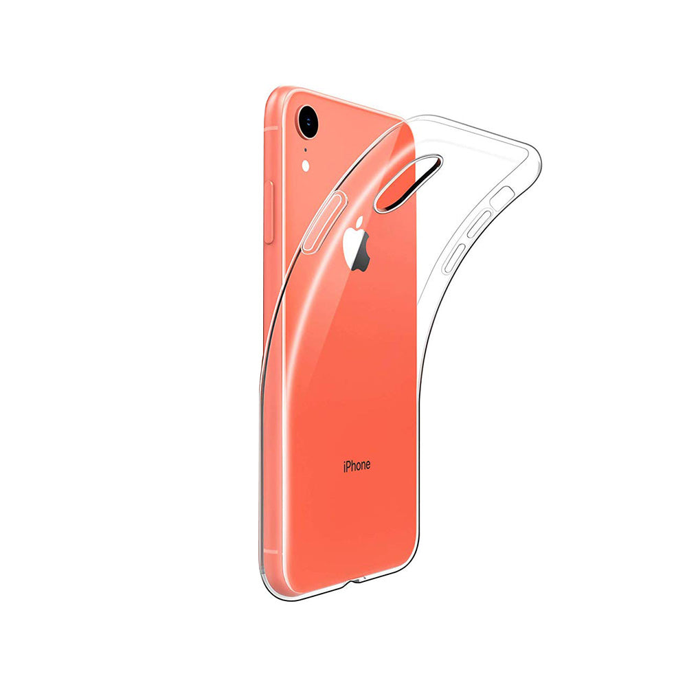Coque transparente en silicone souple pour iPhone XR