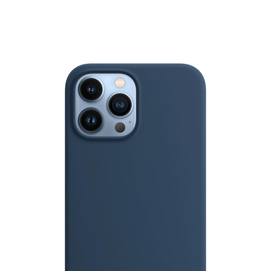 Coque MagSafe aimantée rigide de couleur bleue pour iPhone 13, 13 mini, 13 Pro et 13 Pro Max