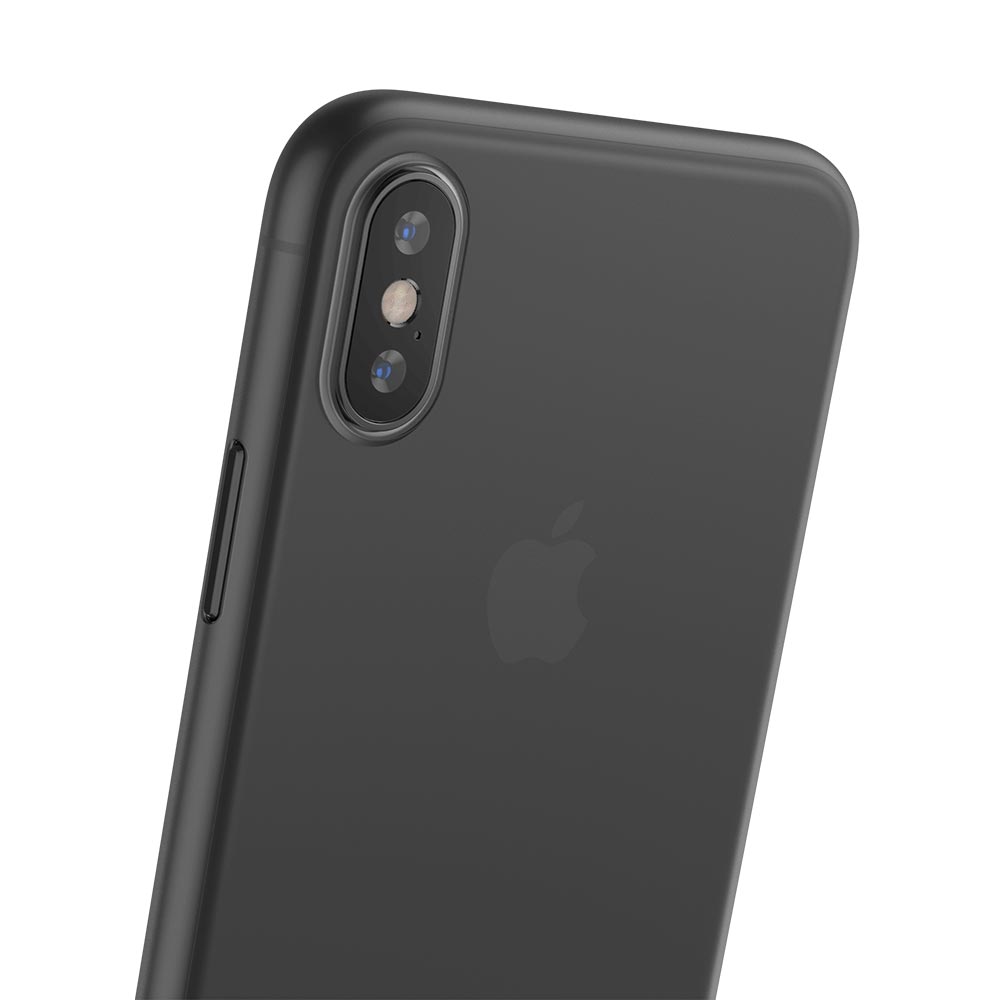 Coque ORIGINAL pour iPhone X, XS et XS Max - La plus fine du monde 0.33mm avec protection de la caméra