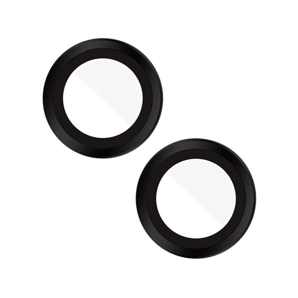 Protection de caméra iPhone 15, 15 Pro, 15 Plus, 15 Pro Max, 14, 13 et 12 - noir