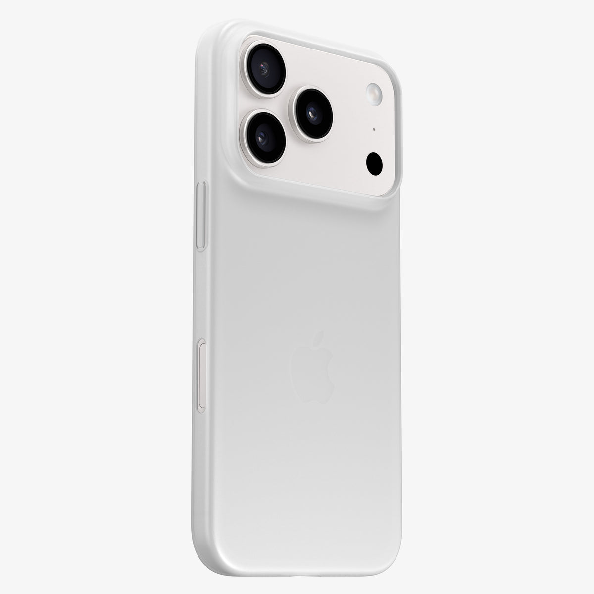 Coque ORIGINAL iPhone 18 Pro et Pro Max — Blanc, sans MagSafe