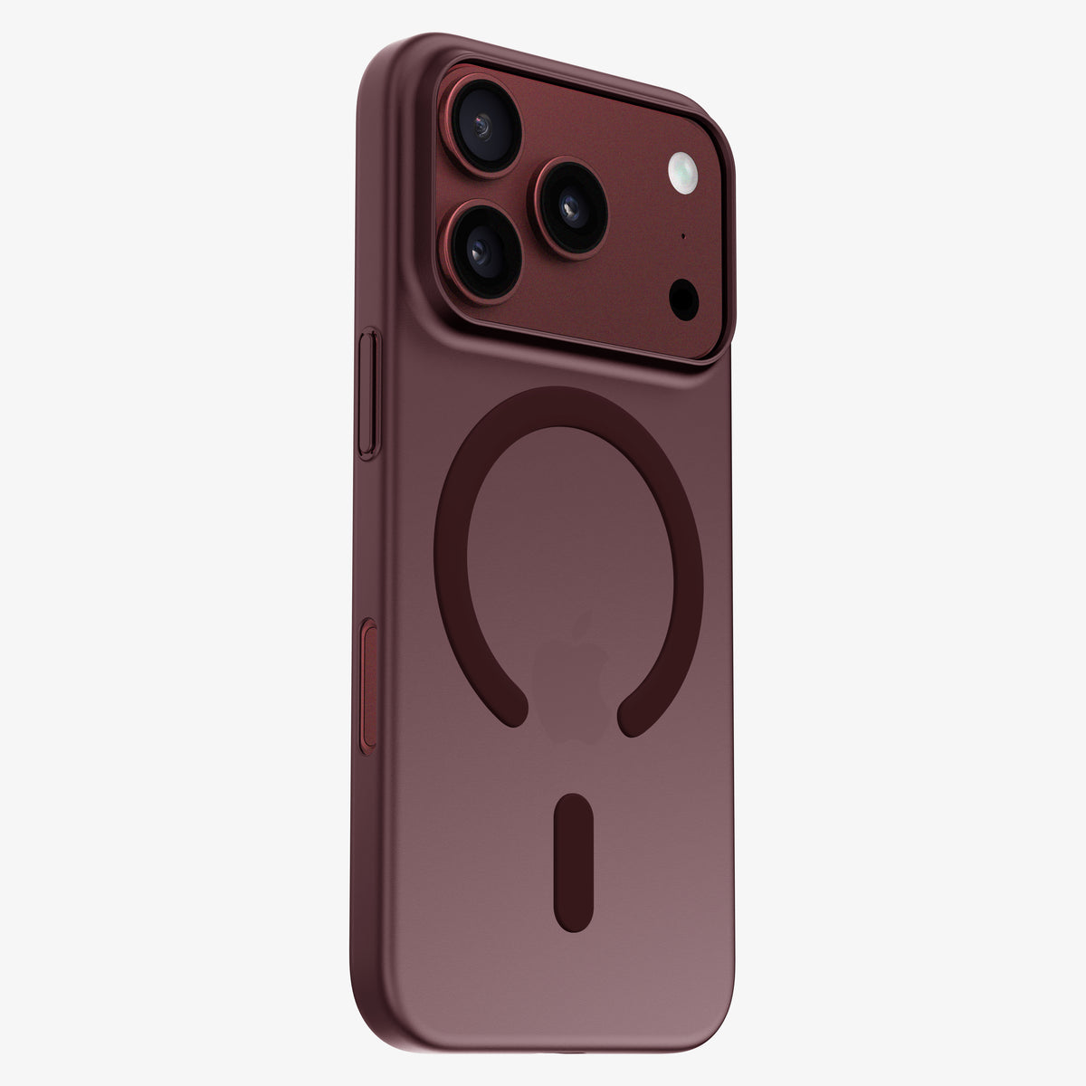 Coque ORIGINAL iPhone 18 Pro et Pro Max — Bordeaux, avec MagSafe