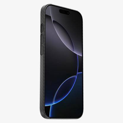 Coque iPhone 16 / Plus / Pro / Max fibre de carbone