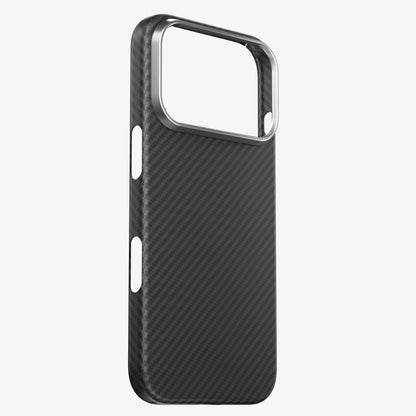Coque CARBON seule : fibre de carbone tressée et contour d'objectif en aluminium massif