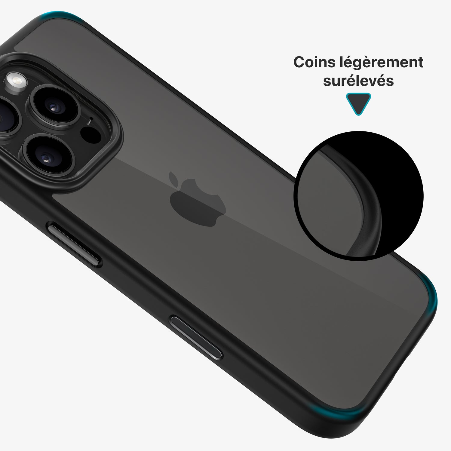 Coque ONE iPhone 16 - Coins surélevés pour protéger le dos de la coque