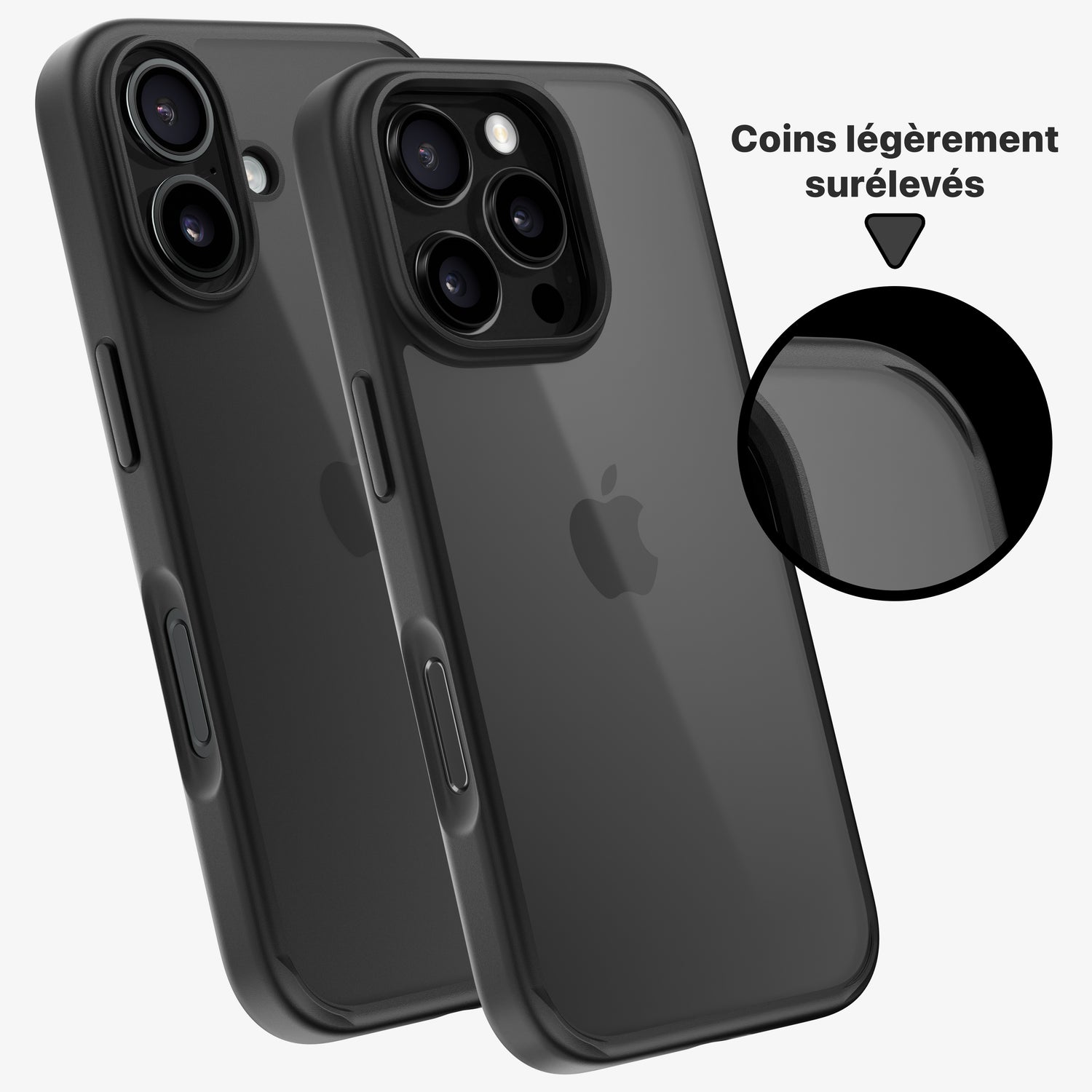 Coque ONE iPhone 16 - Coins surélevés pour protéger le dos de la coque