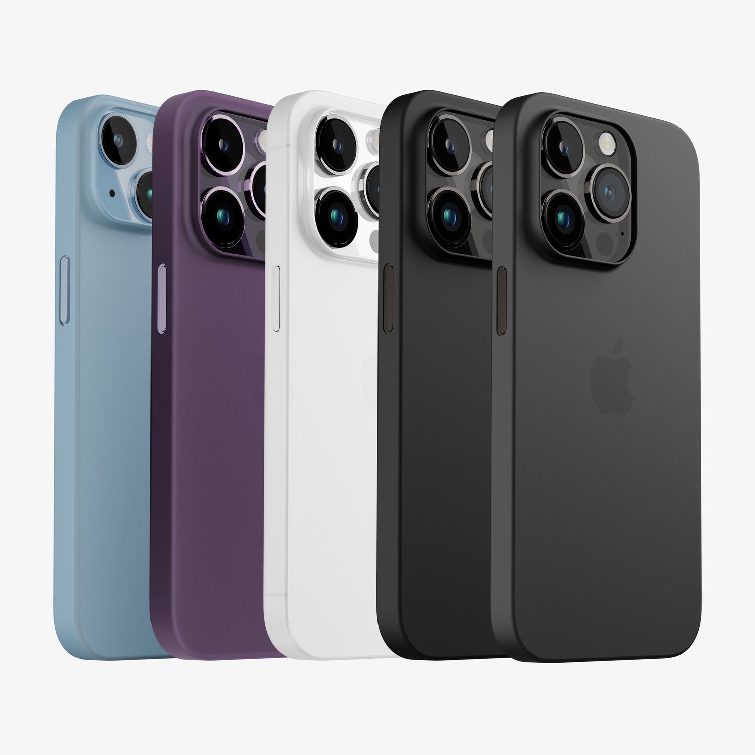 Coloris de la coque iPhone 14 / 14 Pro / 14 Pro Max / 14 Plus la plus fine du monde, seconde peau