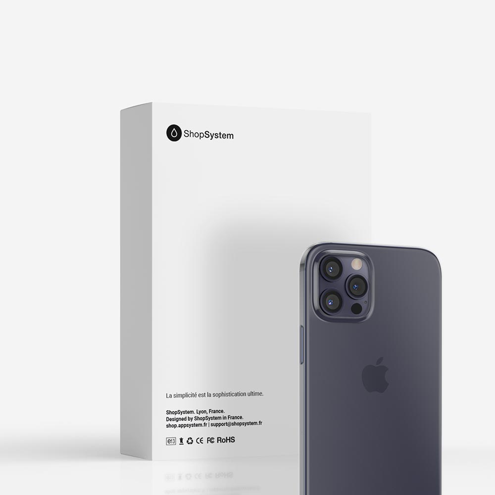 Coque iPhone 12/Pro/Max/mini transparente et fine – ShopSystem