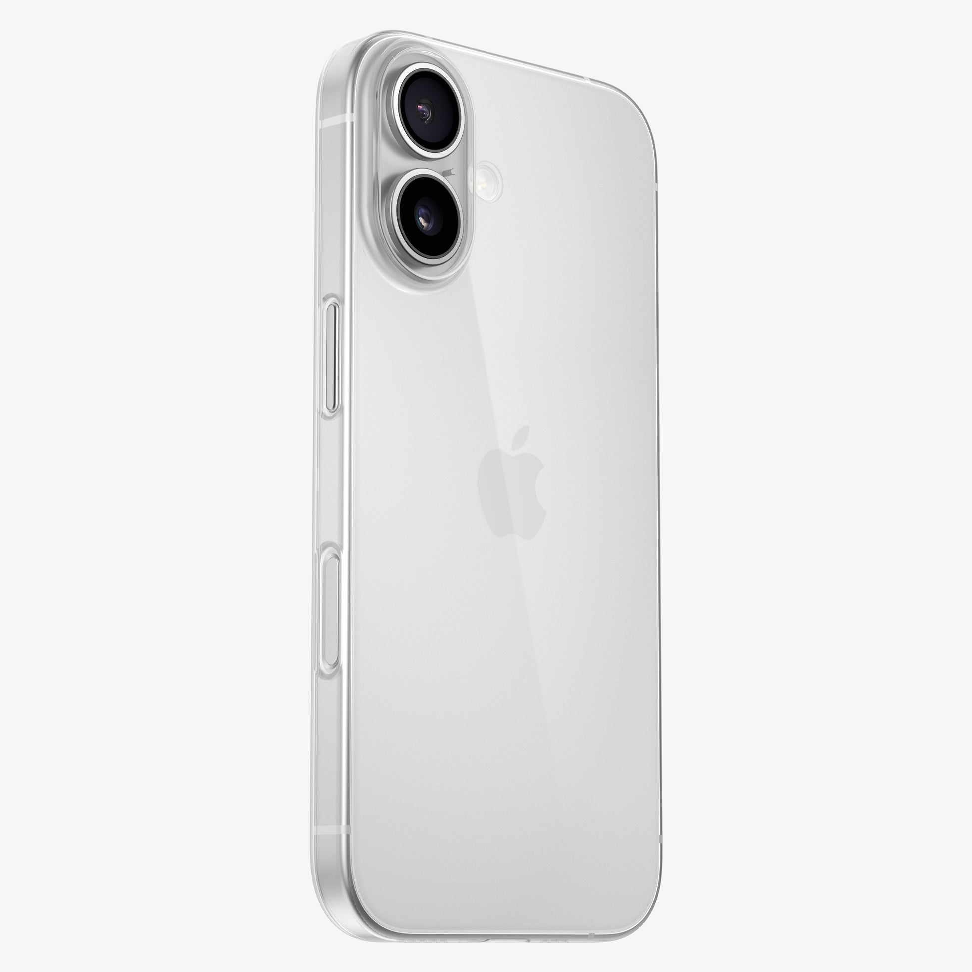 Coque transparente pour iPhone 16 et 16 plus Blanc - Ne jaunit pas - PHANTOM® par ShopSystem