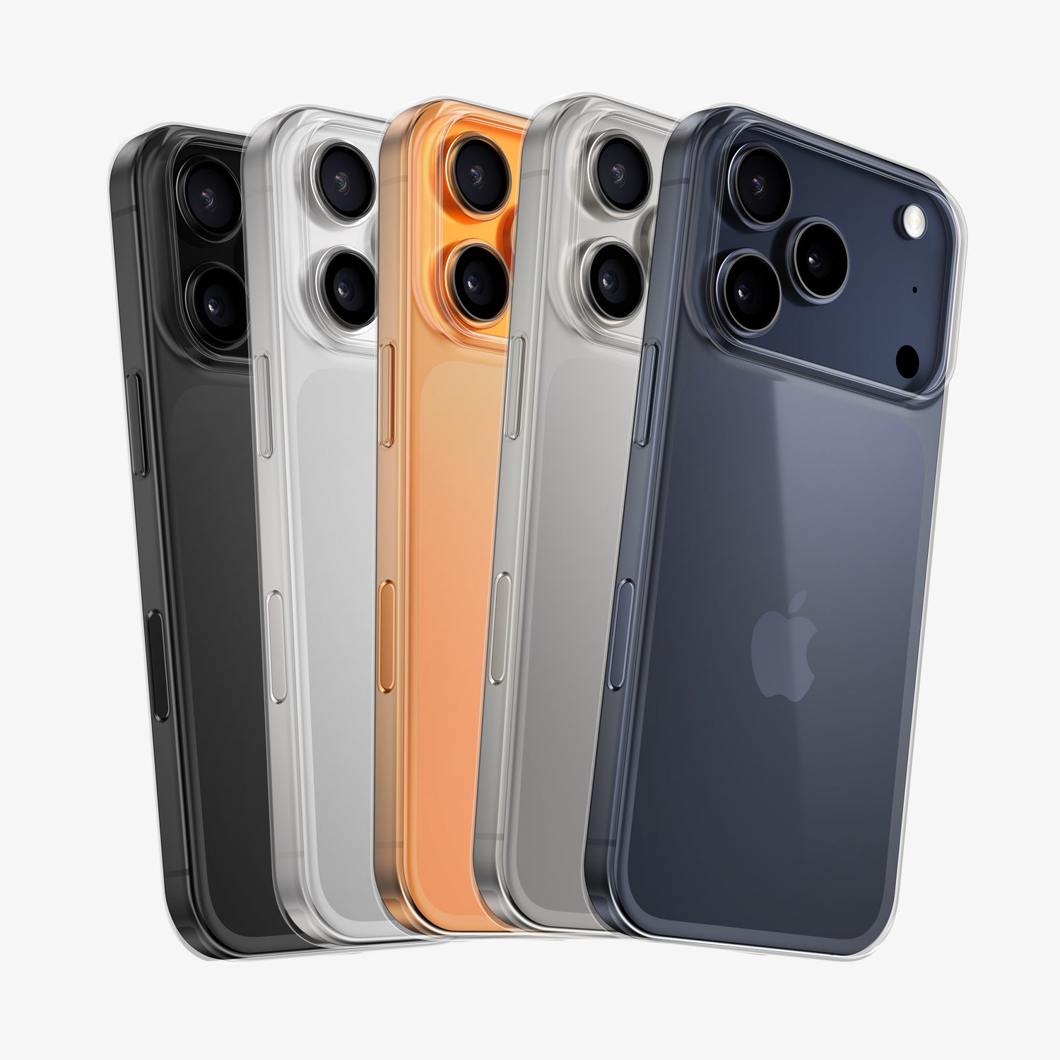 Coque PHANTOM ultra fine pour iPhone 17, 17 Pro, 17 Pro Max, 17 Air - Transparente et ne jaunit jamais