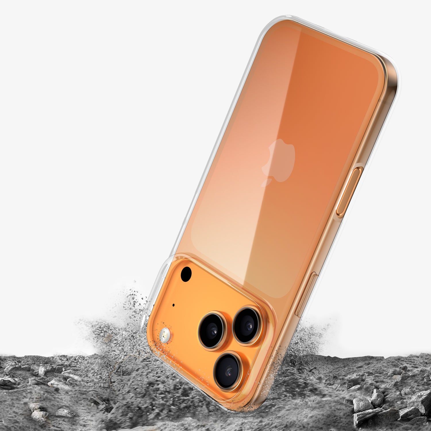 Coque INVISIBLE en silicone pour iPhone 17, 17 Air, 17 Pro et 17 Pro Max - Transparente et souple
