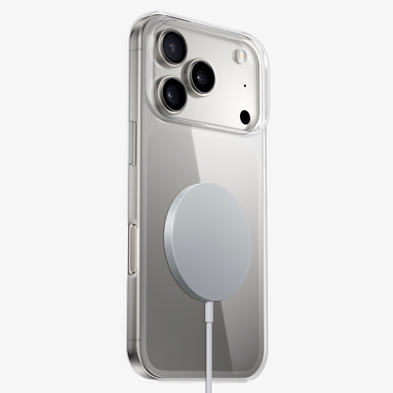 Coque INVISIBLE en silicone pour iPhone 17, 17 Air, 17 Pro et 17 Pro Max - Transparente et souple