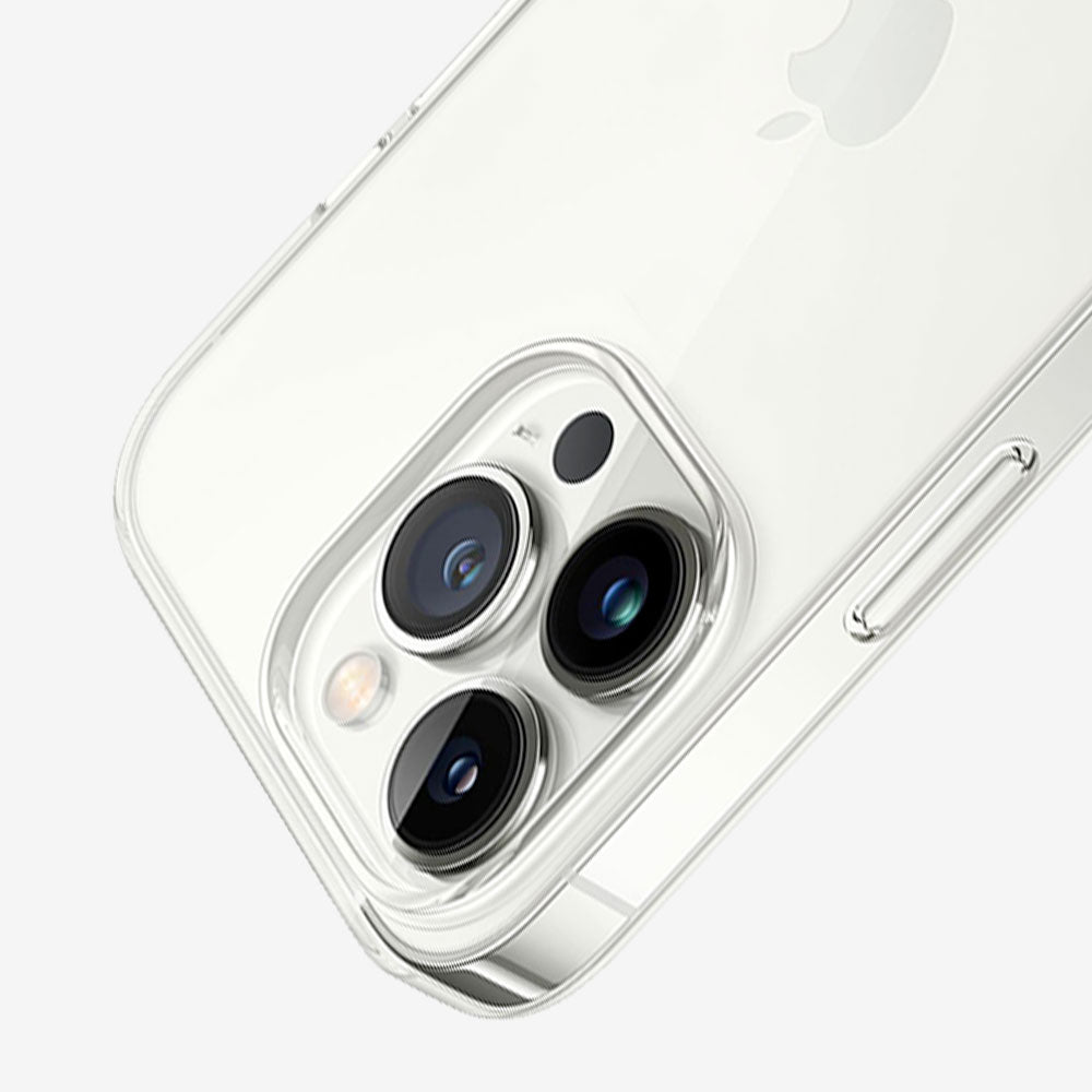 Coque-protection arrière iPhone 13 Mini - transparent-Silicone-Caméra