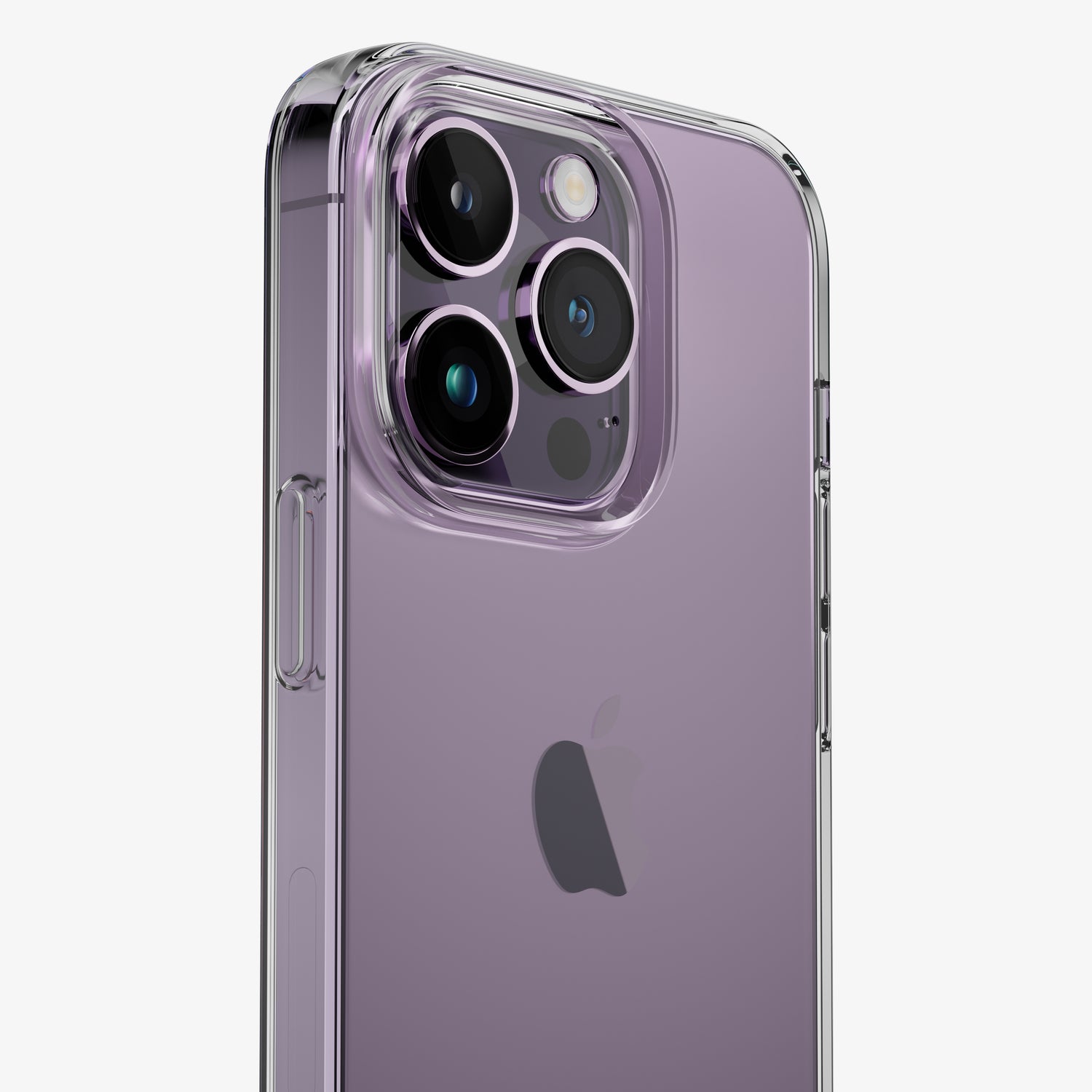 Coque silicone souple iPhone 14 avec protection de la caméra