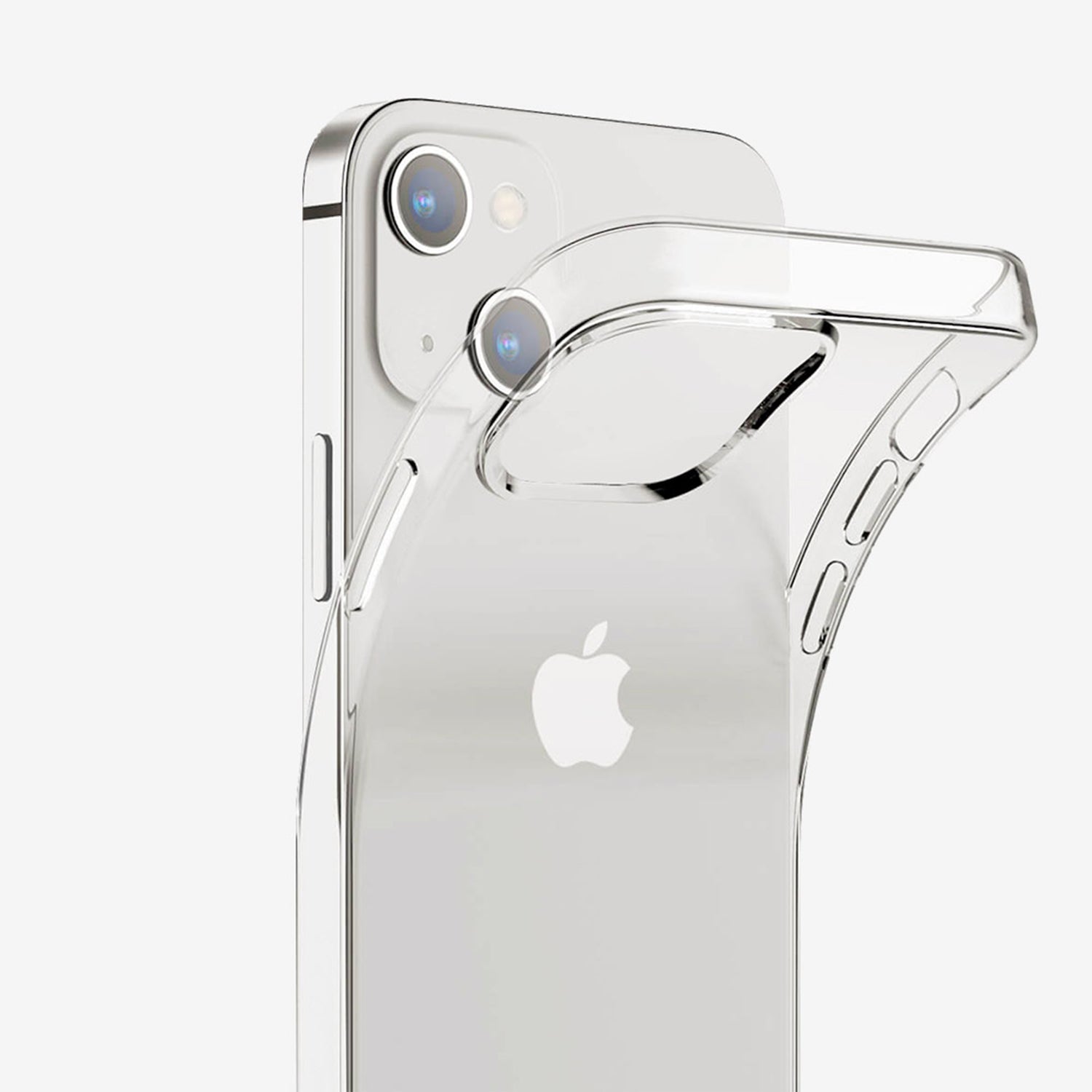 Coque iPhone 15 transparente en silicone souple