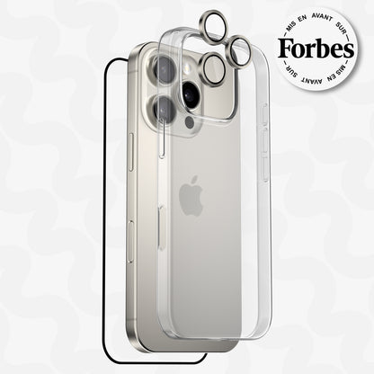 Pack PHANTOM, Verre trempé & Protections de caméra pour iPhone 16 Pro Max