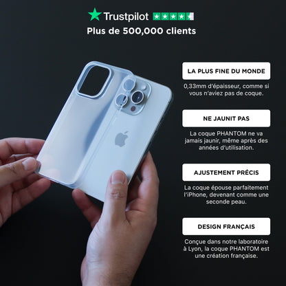 Pack PHANTOM, Verre trempé & Protections de caméra pour iPhone 15