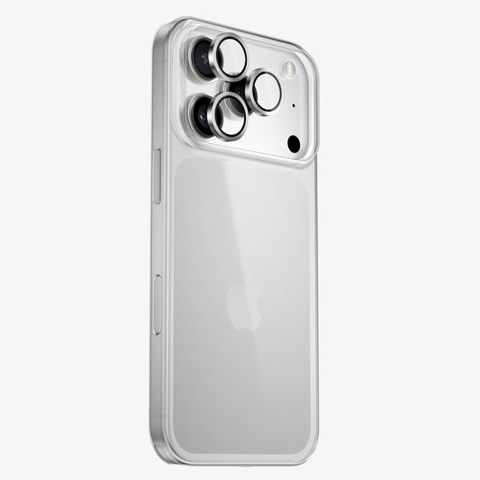 Protection caméra et objectif iPhone 17, 17 Air, 17 Pro et 17 Pro Max – Verre trempé ultra-résistant avec contour en aluminium anodisé