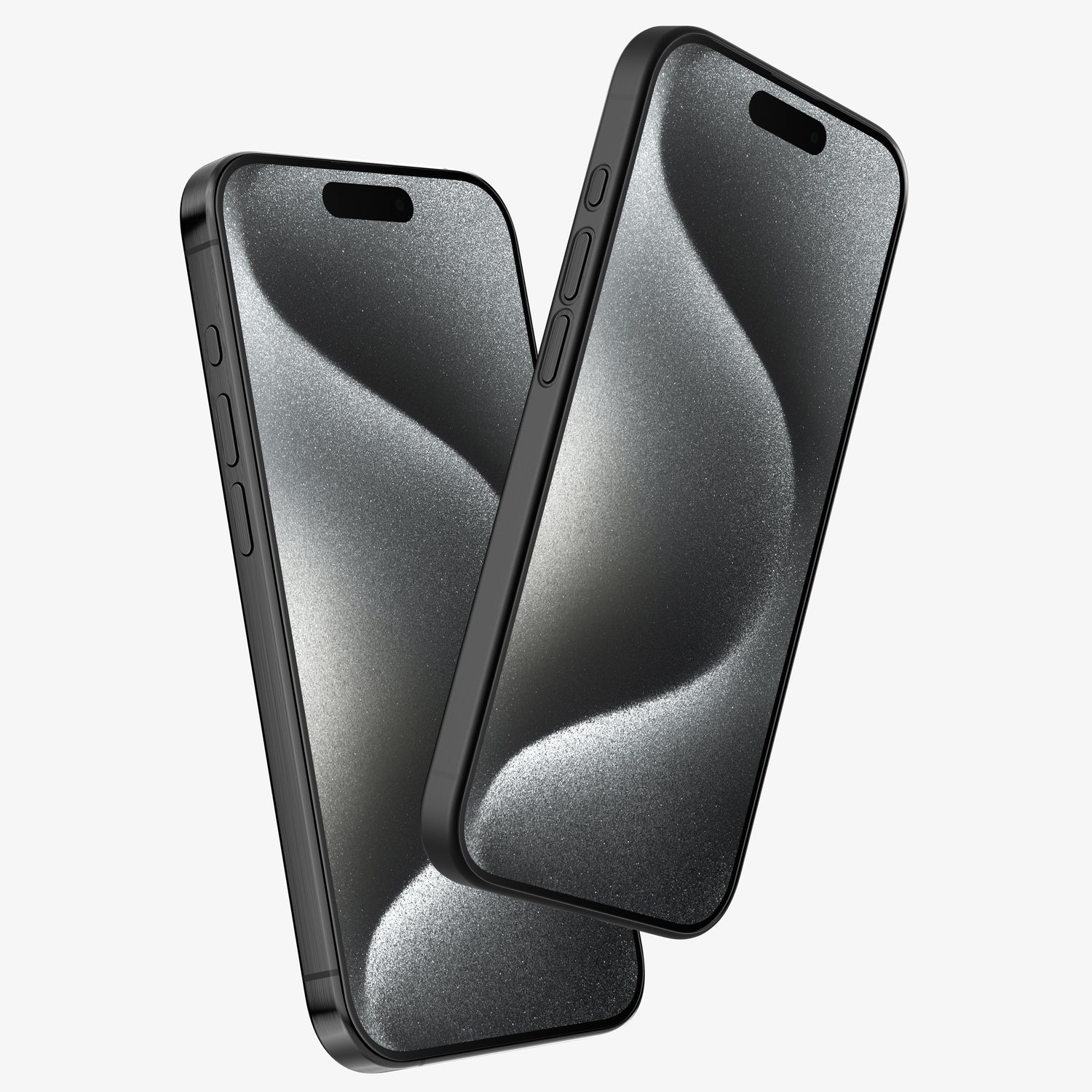 Protection d'écran en verre trempé 2.5D pour iPhone 15, 15 Plus, 15 Pro et 15 Pro Max