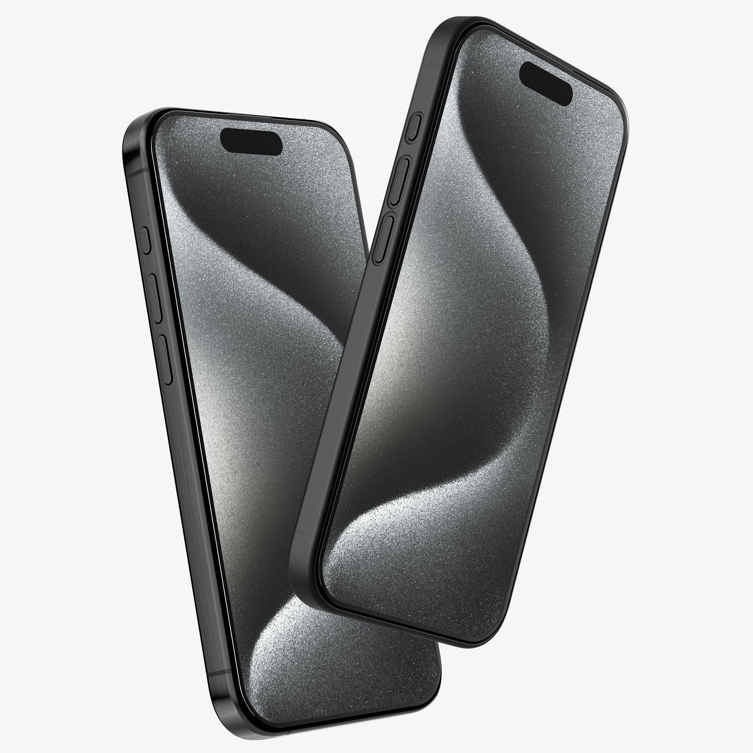 Protecteur d'Écran iPhone 15 Pro Saii 3D Premium - 2 Pièces