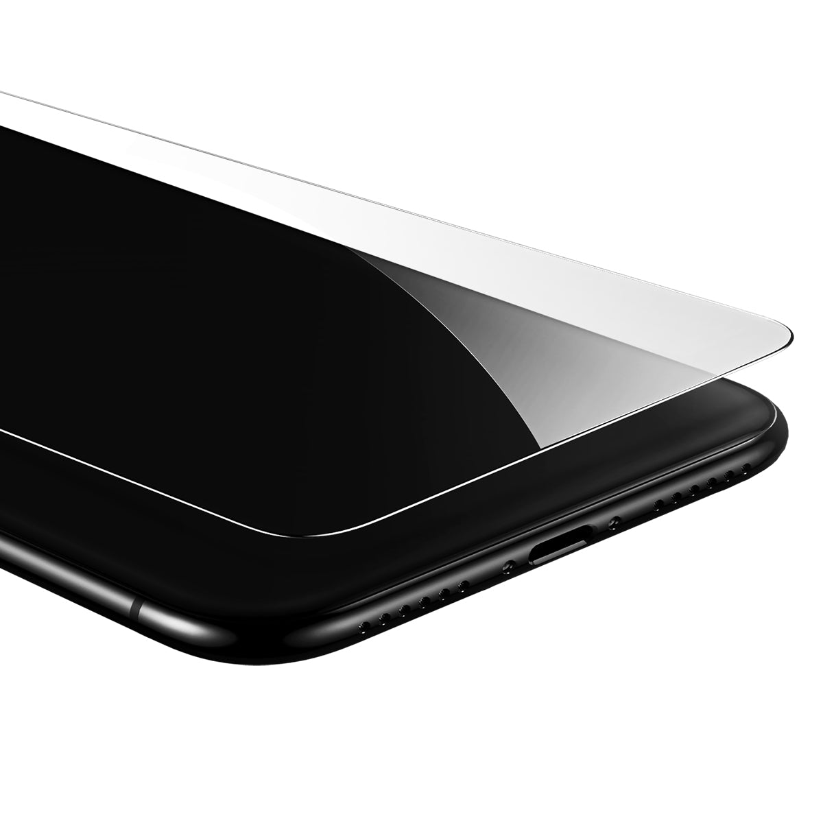 Verre Trempé pour iPhone X, Protecteur d'écran en Verre Trempé Pleine  Grandeur Crack Saver pour Apple iPhone X / 10 