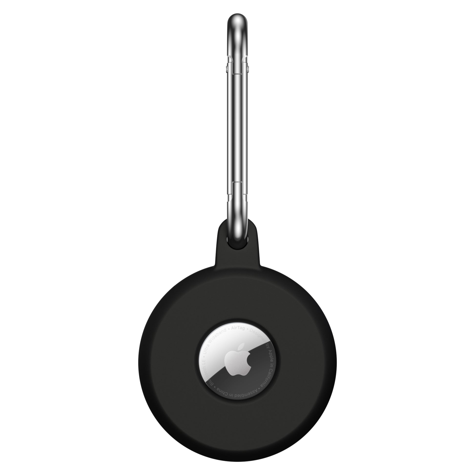 Coque pour Apple AirTag étanche pour collier de chien, noir