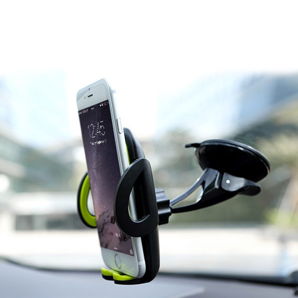 Support de voiture à ventouse pour iPhone pour pare-brise et tableau de bord - design minimaliste et élégant 