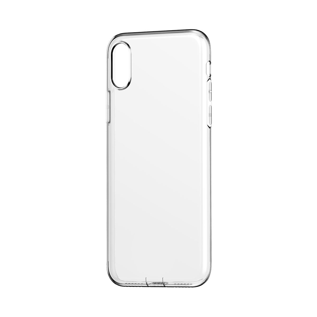 Coque iPhone X/XS/Max  Silicone, transparente – ShopSystem