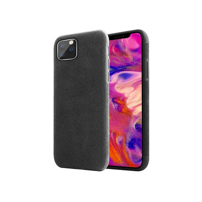 Coque de luxe en alcantara pour iPhone 11, 11 Pro, 11 Pro Max