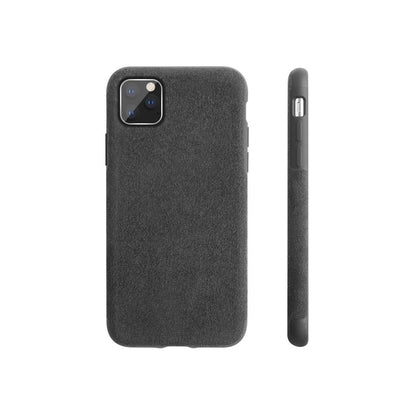 Coque de luxe en alcantara pour iPhone 11, 11 Pro, 11 Pro Max