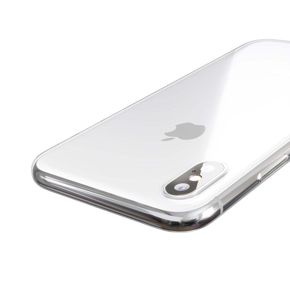 Coque PHANTOM pour iPhone X, XS et XS Max - Transparente, rigide et ultra fine de 0,33mm avec protection de la caméra
