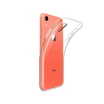Coque transparente en silicone souple pour iPhone XR