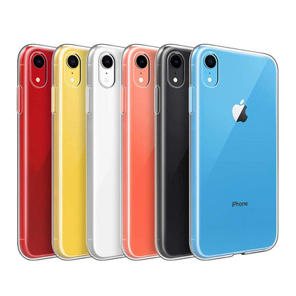 Coque transparente en silicone souple pour iPhone XR