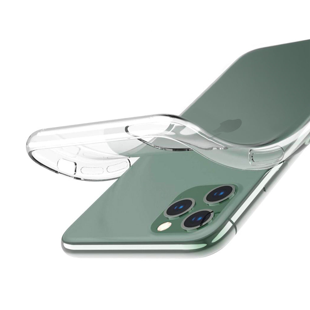 Coque en silicone souple et transparent pour iPhone 11, 11 Pro, 11 Pro Max