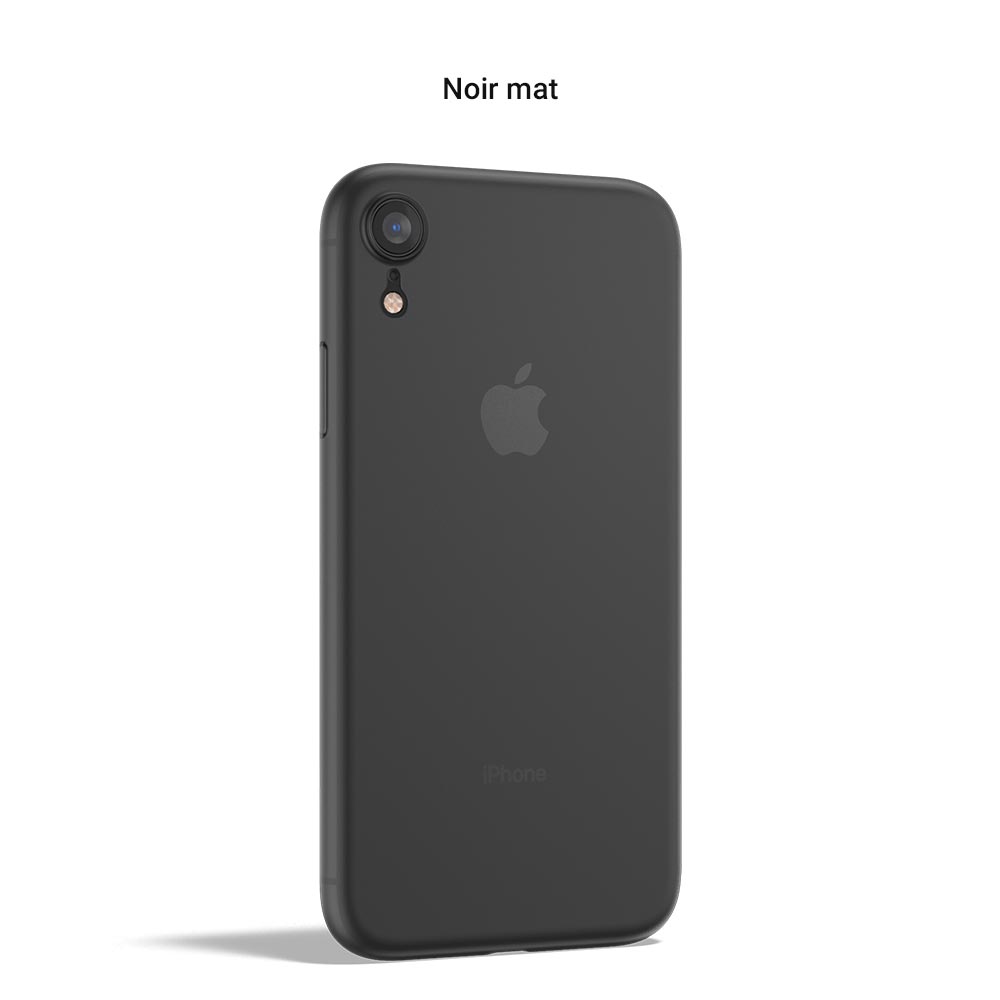 Coque ORIGINAL pour iPhone XR - La plus fine du monde, avec 0,33mm d'épaisseur - noir mat