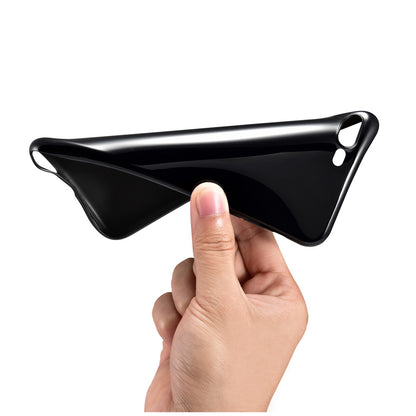 Coque SLEEK pour iPhone SE 2022, 2020, 7 et 8 - Noir laqué, souple et super fine