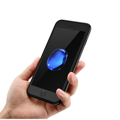 Coque SLEEK pour iPhone SE 2022, 2020, 7 et 8 - Noir laqué, souple et super fine