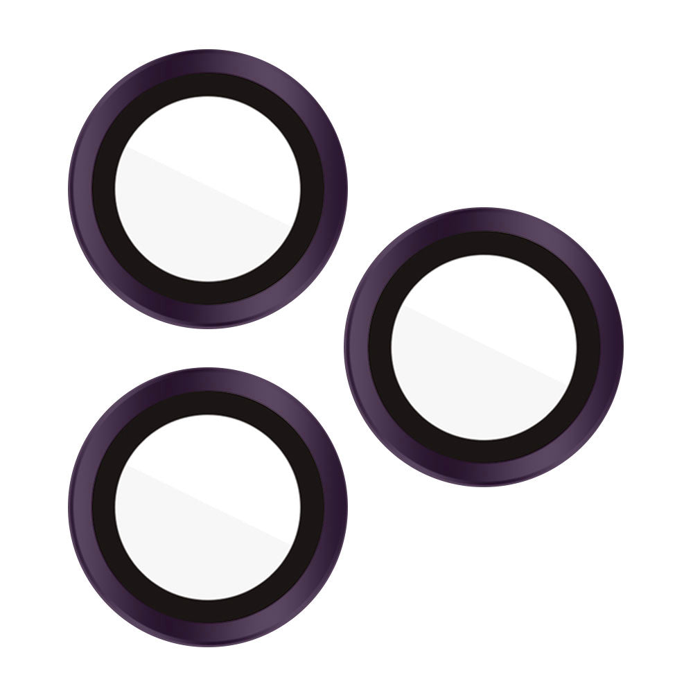 Protection de caméra en verre trempé pour iPhone 14 Pro et 14 Pro Max - violet intense