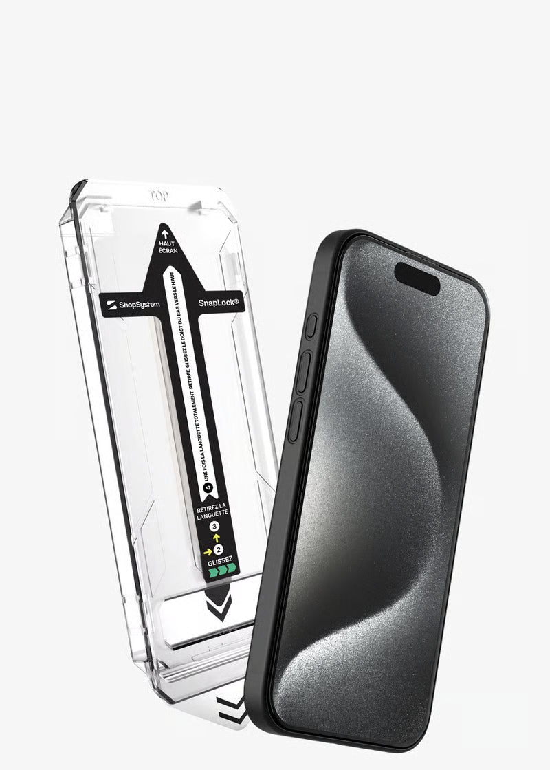 Protection d'écran et kit de pose pour iPhone